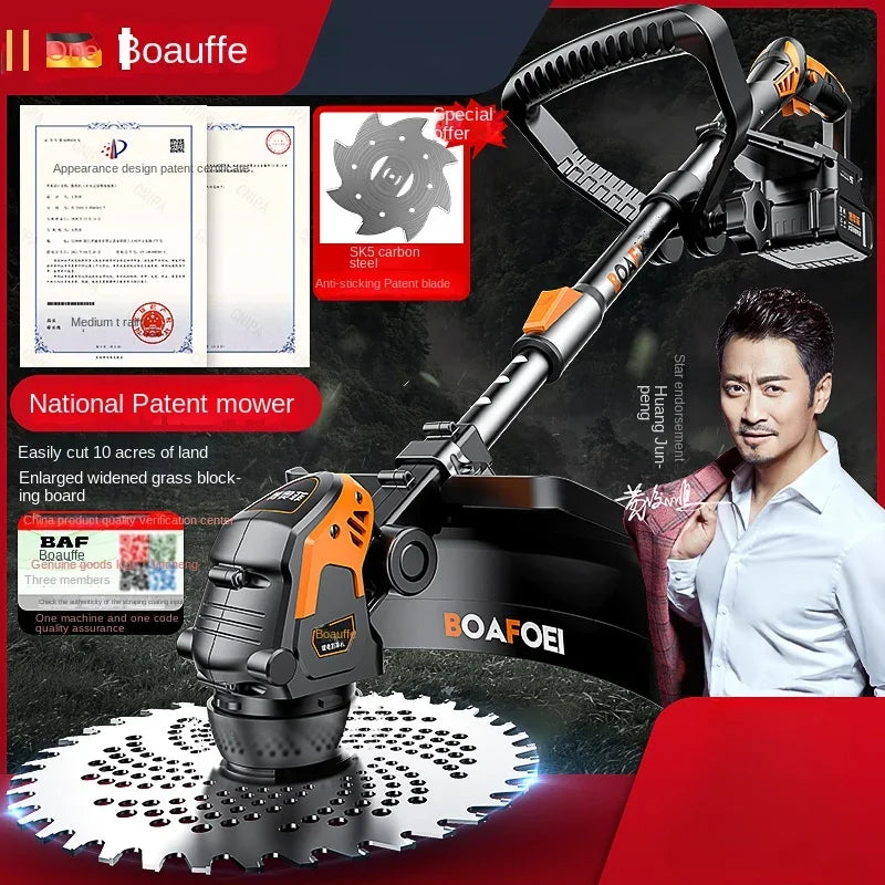 high power rechargeable lawn mower