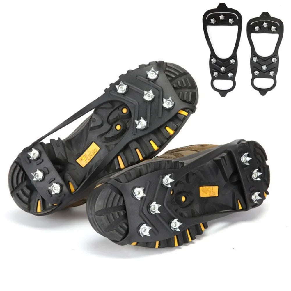 Anti-Skid Ice Snow Camping Walking Shoes Spike Grip