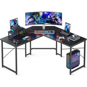 51 Inch L Shaped Gaming Computer Desk - MLH warehouse