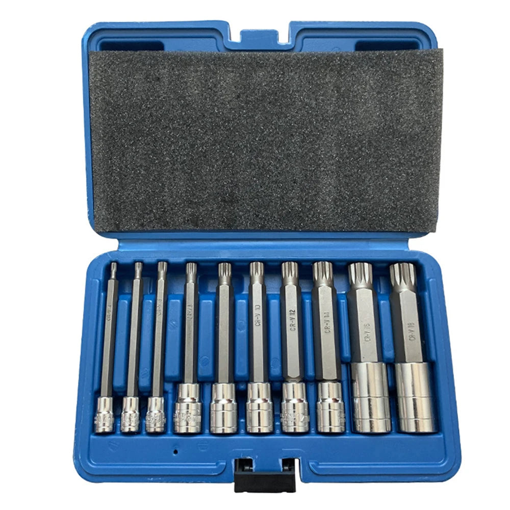 Square Spline Bit Socket Set