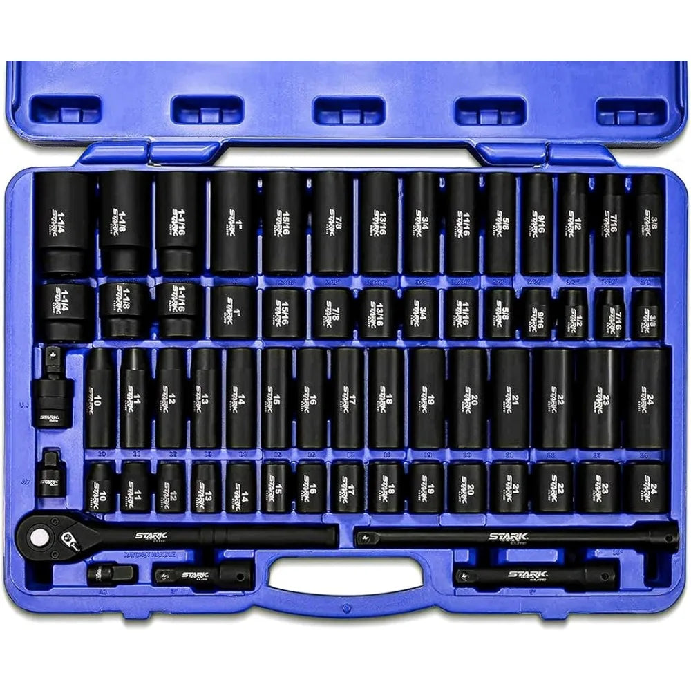 1/2" Drive Master Impact Socket Set