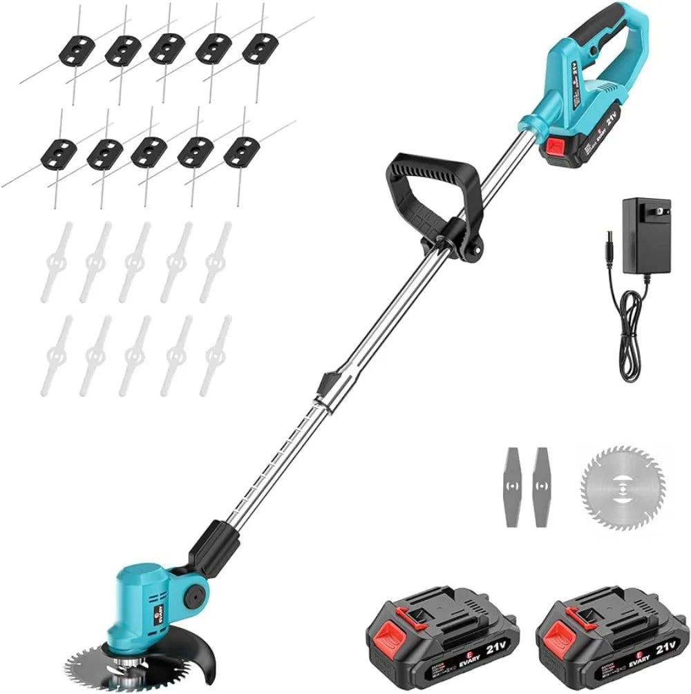 Electric Battery Powered Weed Eater 21V String Trimmer