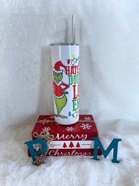 Grinch Sublimation Tumbler – Press Marks