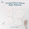 Printed Short Sleeve Baby Pajamas