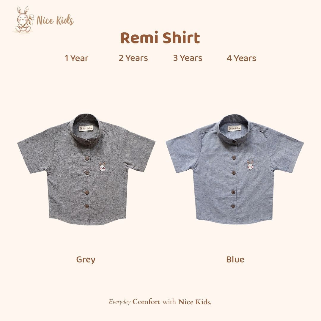 Nice Kids - Remi Shirt (Kemeja Anak Laki-laki / Kemeja Anak Cowo)