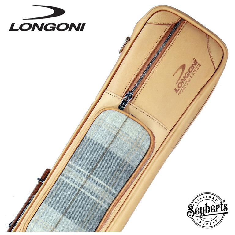 Longoni Valigetta Lux Con Pelle 2x4 Cue Case - Seybert's Billiards Supply