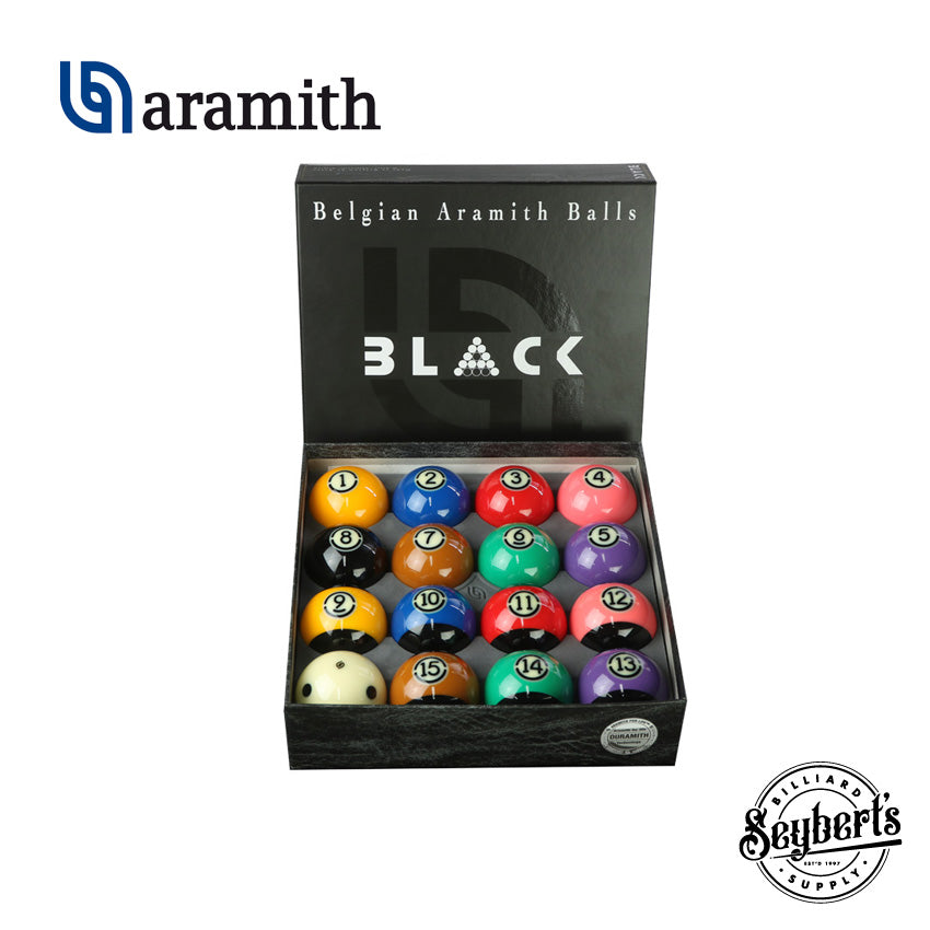 Aramith Tournament "Black" TV Ball Set