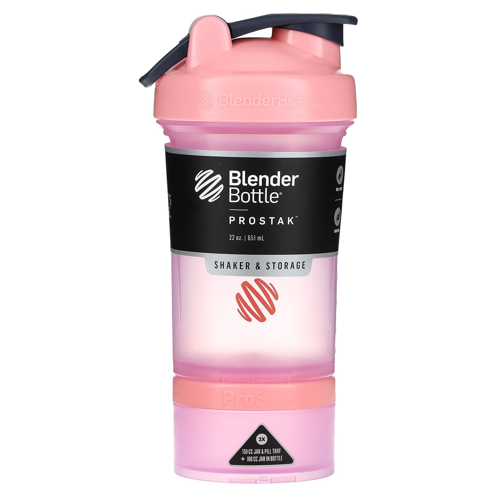 Blender Bottle, ProStak, FC Blue, 22 oz (651 ml)