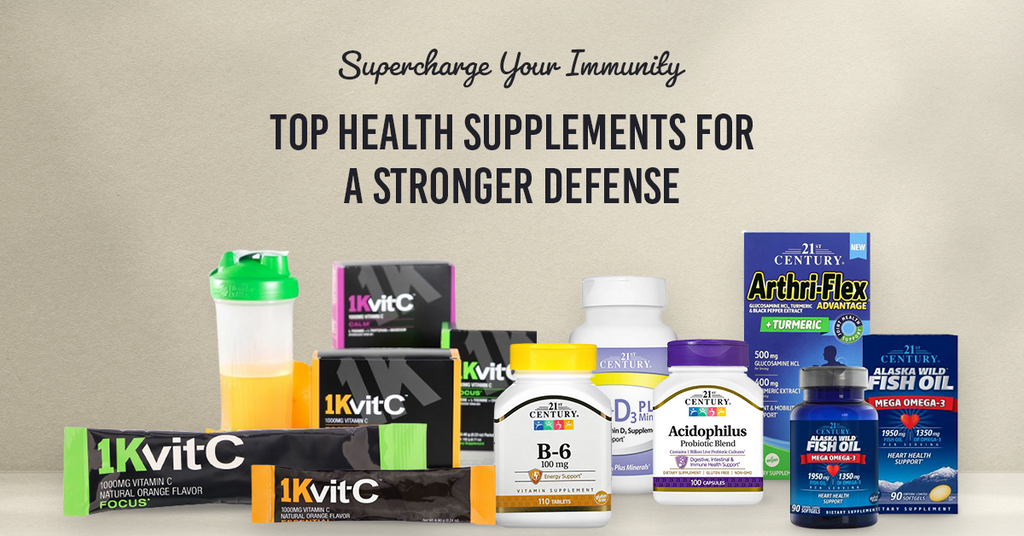 Supercharge Your Immunity Top Health Supplements for a Stronger Defense