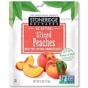 Stoneridge Orchards, Sliced Peaches, Dried Tree-Ripened Summer Peaches, 4 oz (113 g)