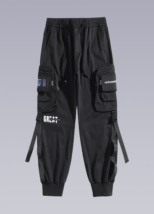 Cargo Pants With Multiple Pockets - UrbanWearOutsiders