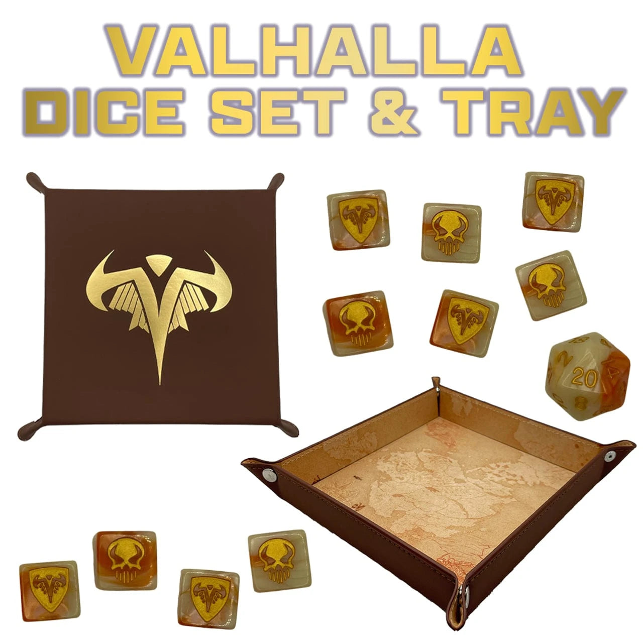 Heroscape: Valhalla Dice & Tray Set (Pre-Order)