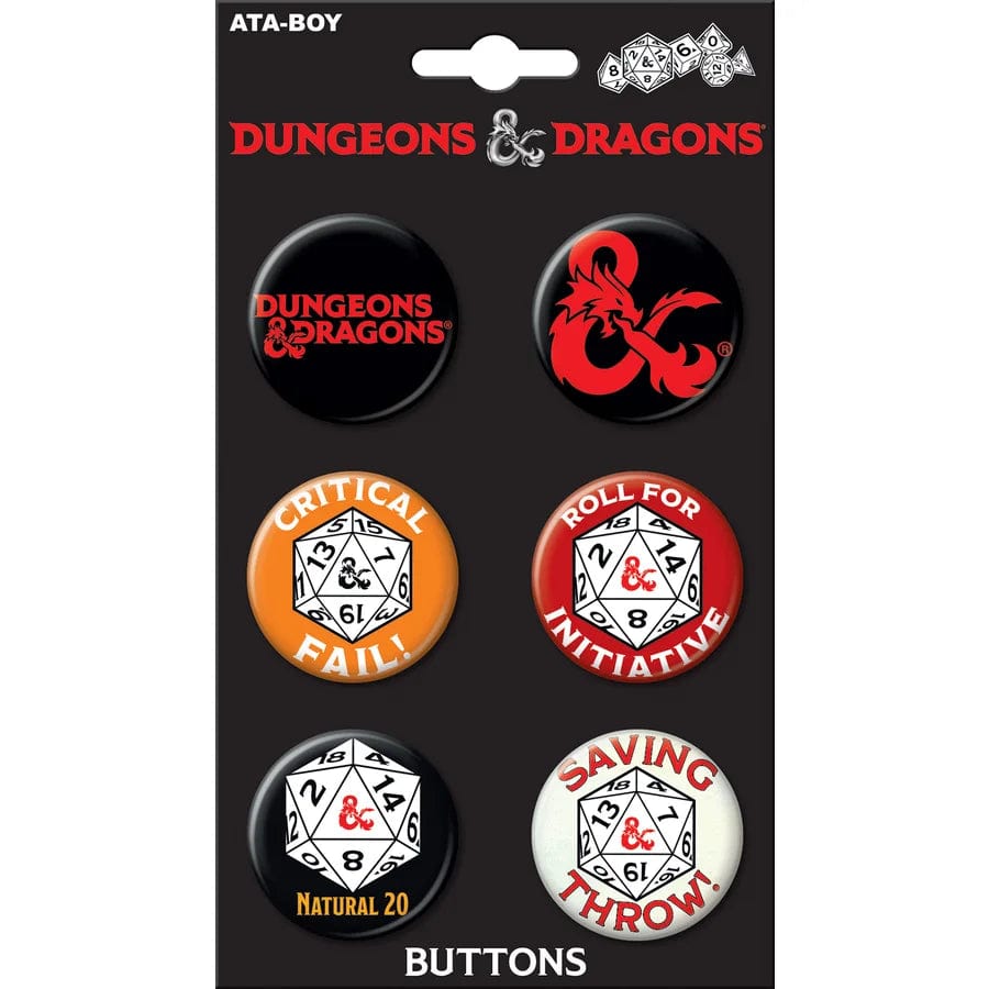 6 Button Set: DnD