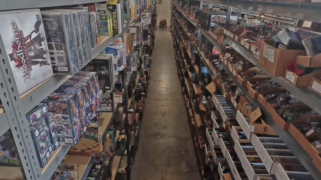 Warehouse aisle image