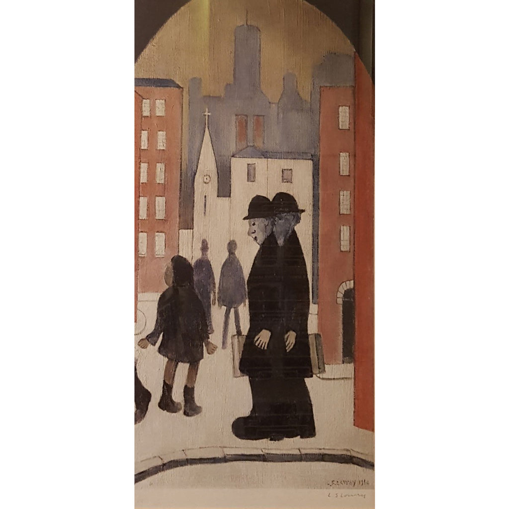 Two Brothers Signed Print By L S Lowry