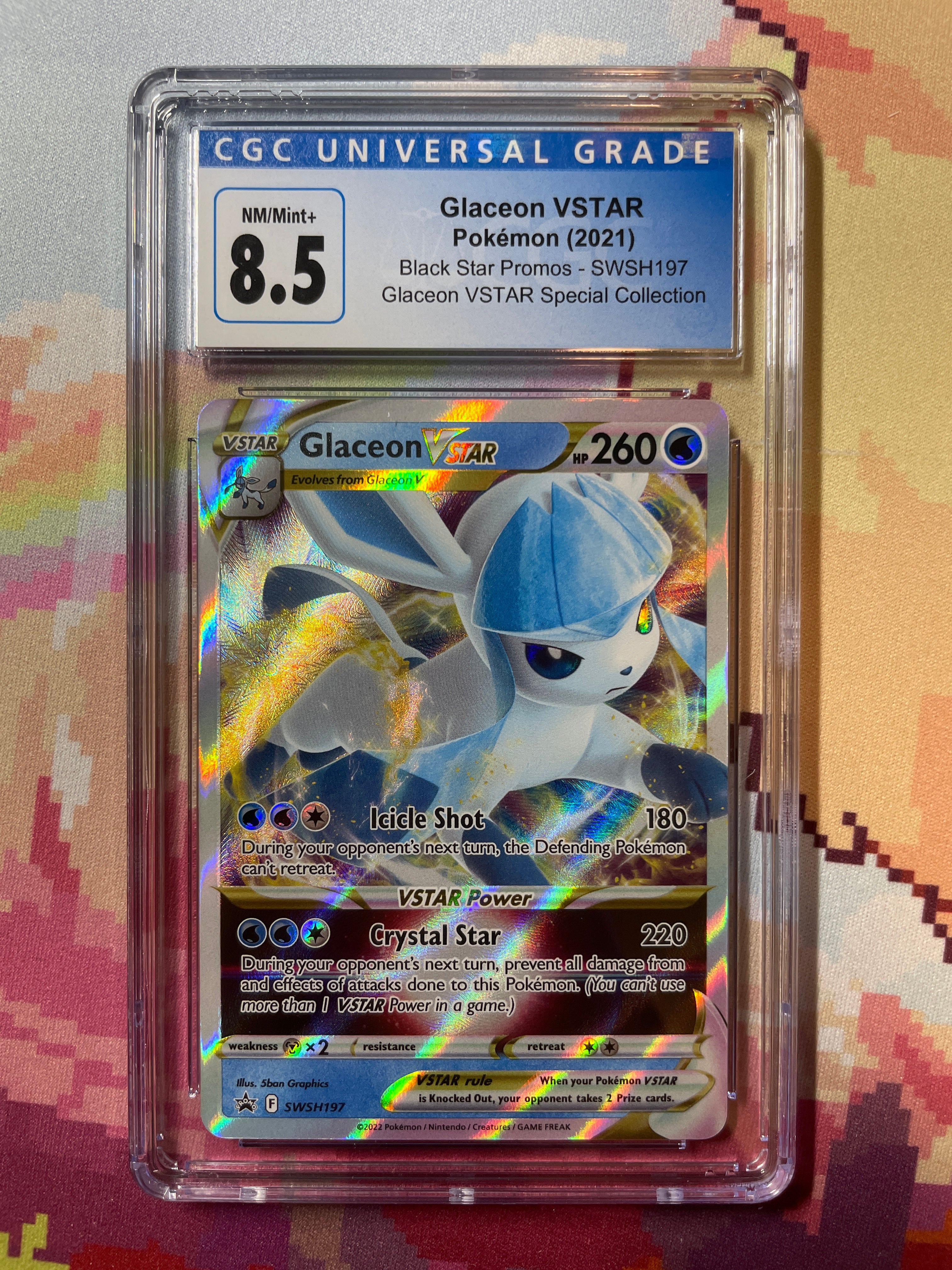 2021 Pokémon Black Star Promos Dark Sylveon V SWSH134 CGC 8.5 NM