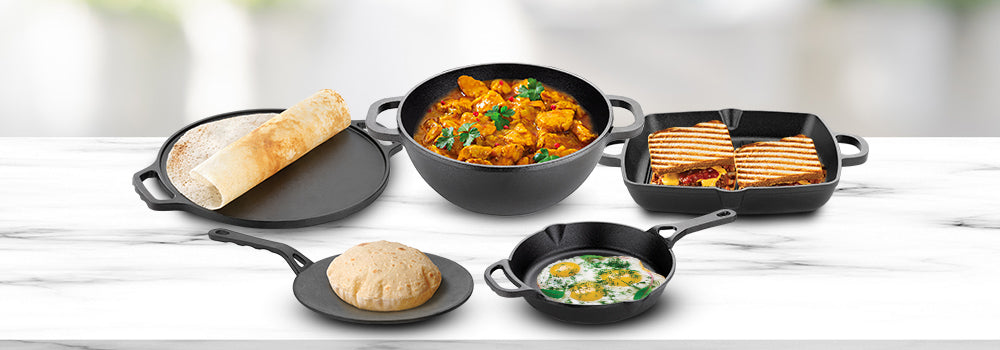 Cast iron cookware