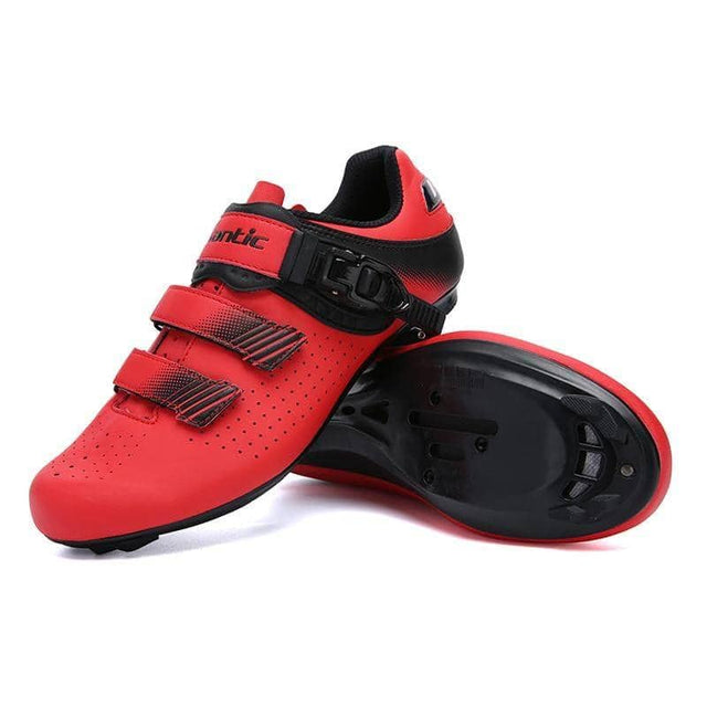 Santic LongMarch Road Bike Shoes Red