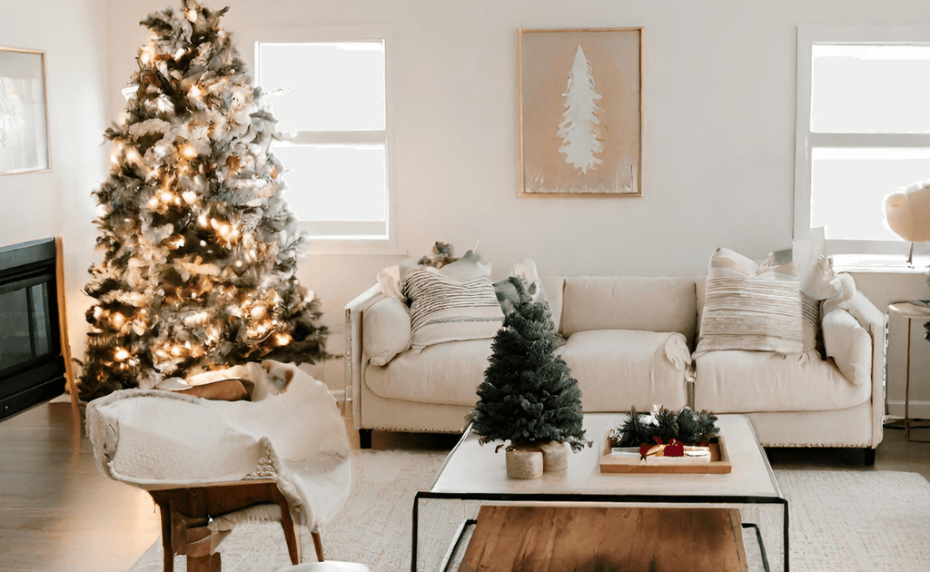 Minimal Christmas Decoration Living Room