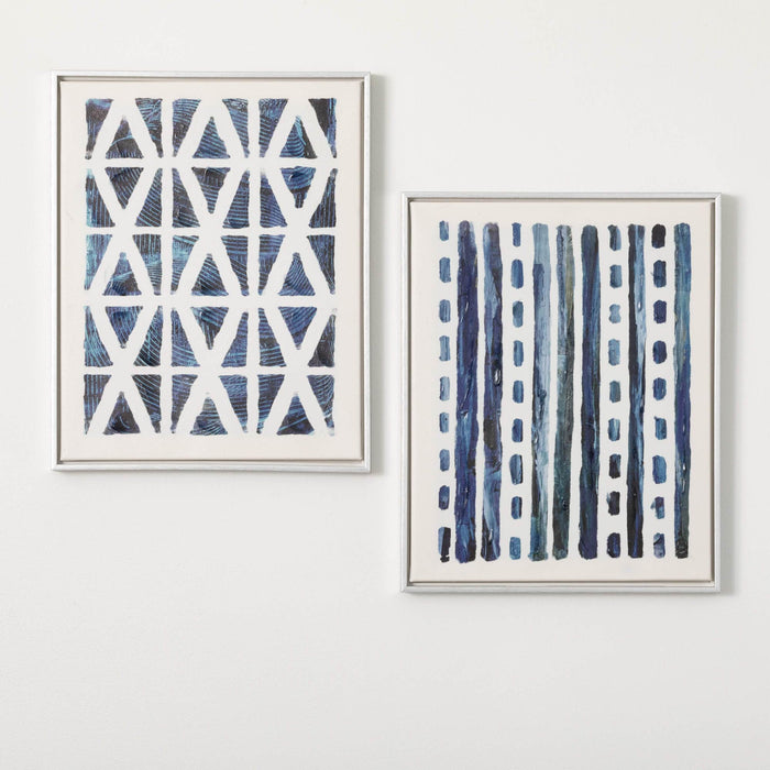 Abstract Framed Wall Art Duo
