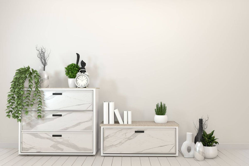 Greenery dresser decoration