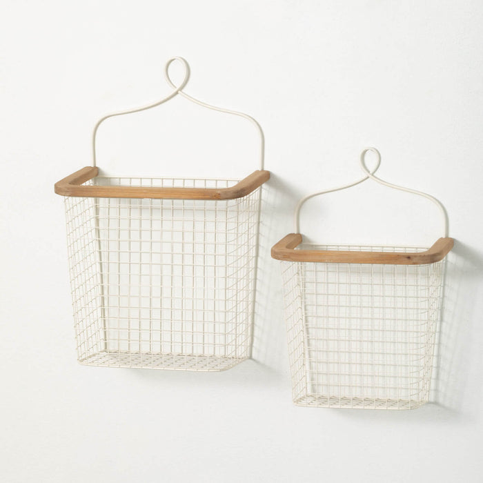 Wall Pocket Basket Set
