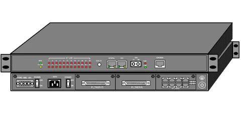 24 E1 Gigabit network Ethernet Aggregator