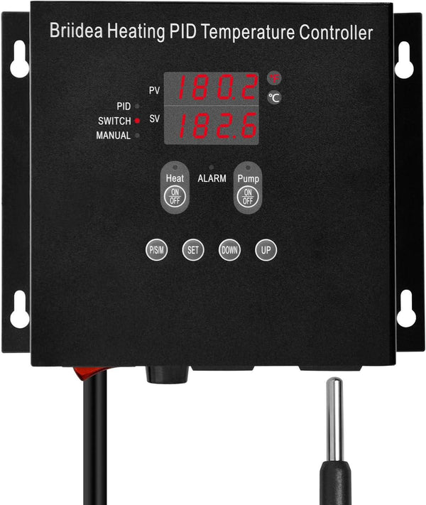 Briidea Crawl Space Humidistat Controller, Dehumidistat and Thermostat Control with 2 Plug in Outlets, Reduce The Crawl Space Humidity Level, Ideal