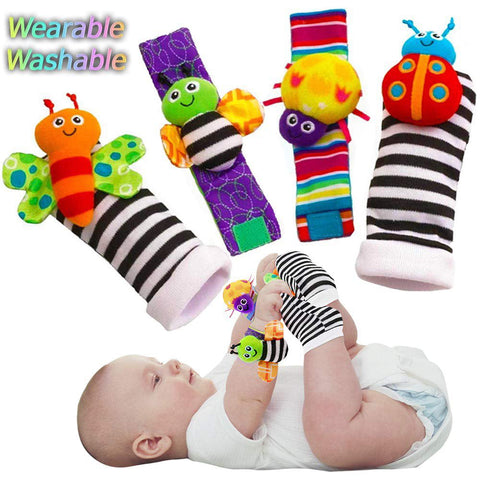 baby rattle socks