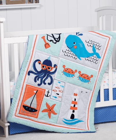 crib ocean blanket