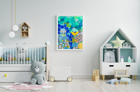 Ocean themed nursery art