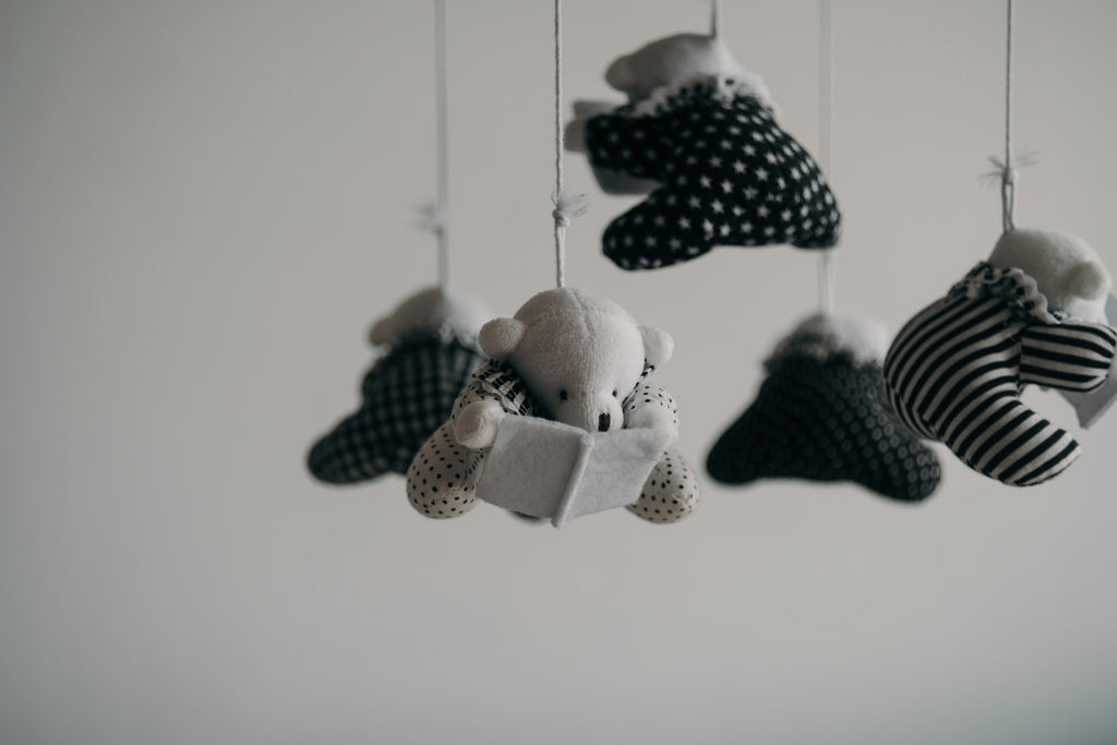 black and white baby toy