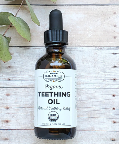 best organic teething oil