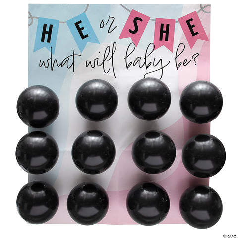 gender reveal balloon game