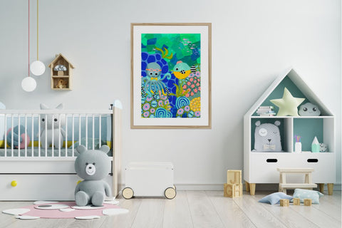 nursery wall art ocean