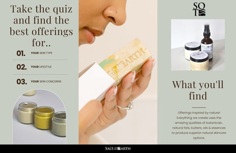 skincare quiz salt of the earth body skincare natural skincare 