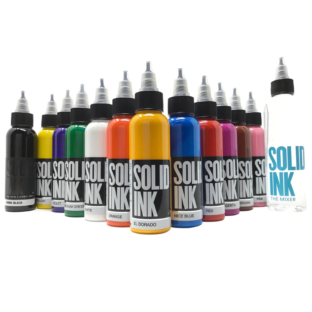 Full Range Solid Ink Premium Tattoo Ink Pigments  Justat Tattoo Supplies
