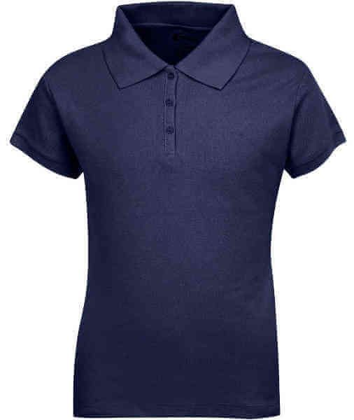 Juniors Short Sleeve Dri Fit Moisture Wicking Polo SHIRT - Navy