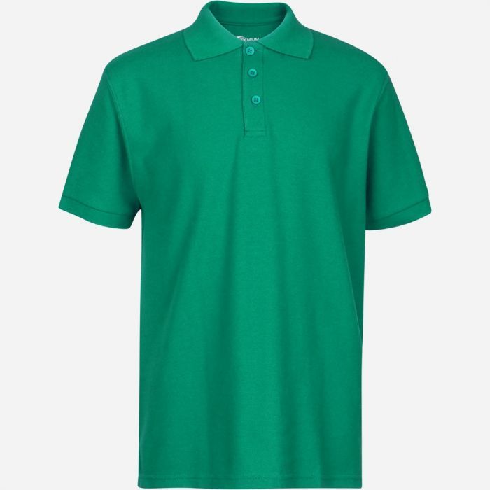 Unisex Short Sleeve Pique POLO SHIRT - Kelly Green