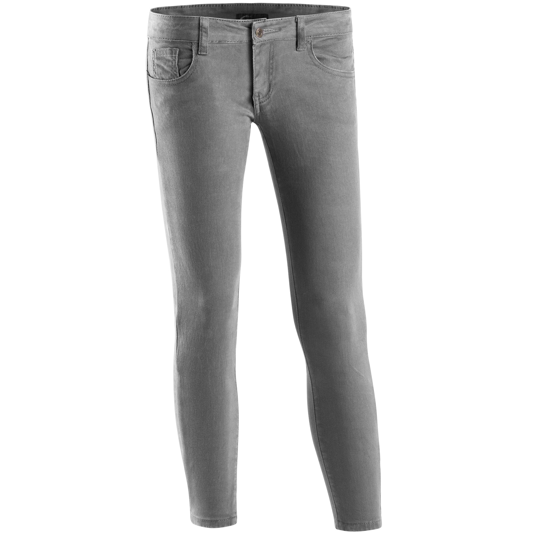 Juniors Skinny Stretch Pants - Grey