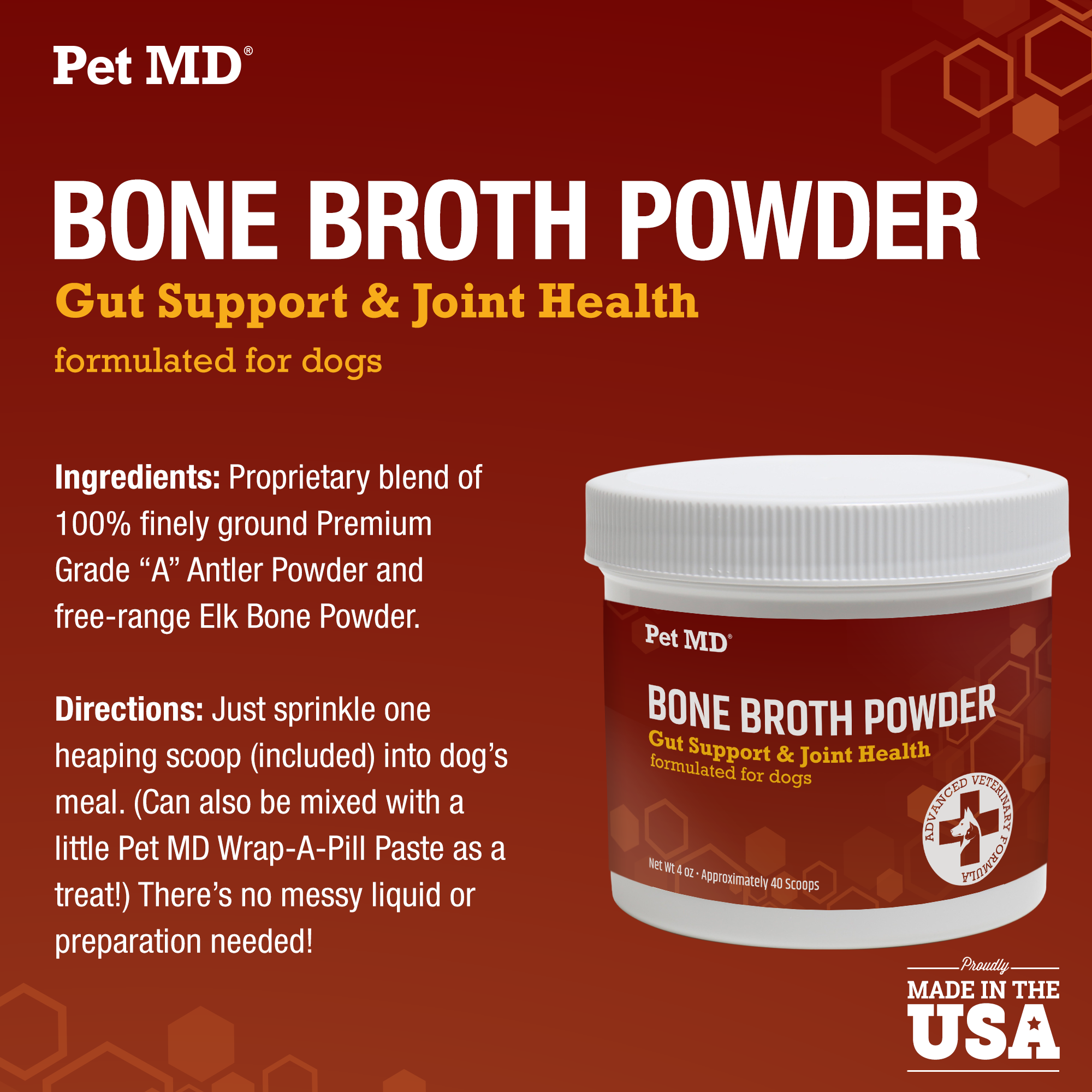 dog bone powder