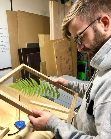 Petr in the workshop