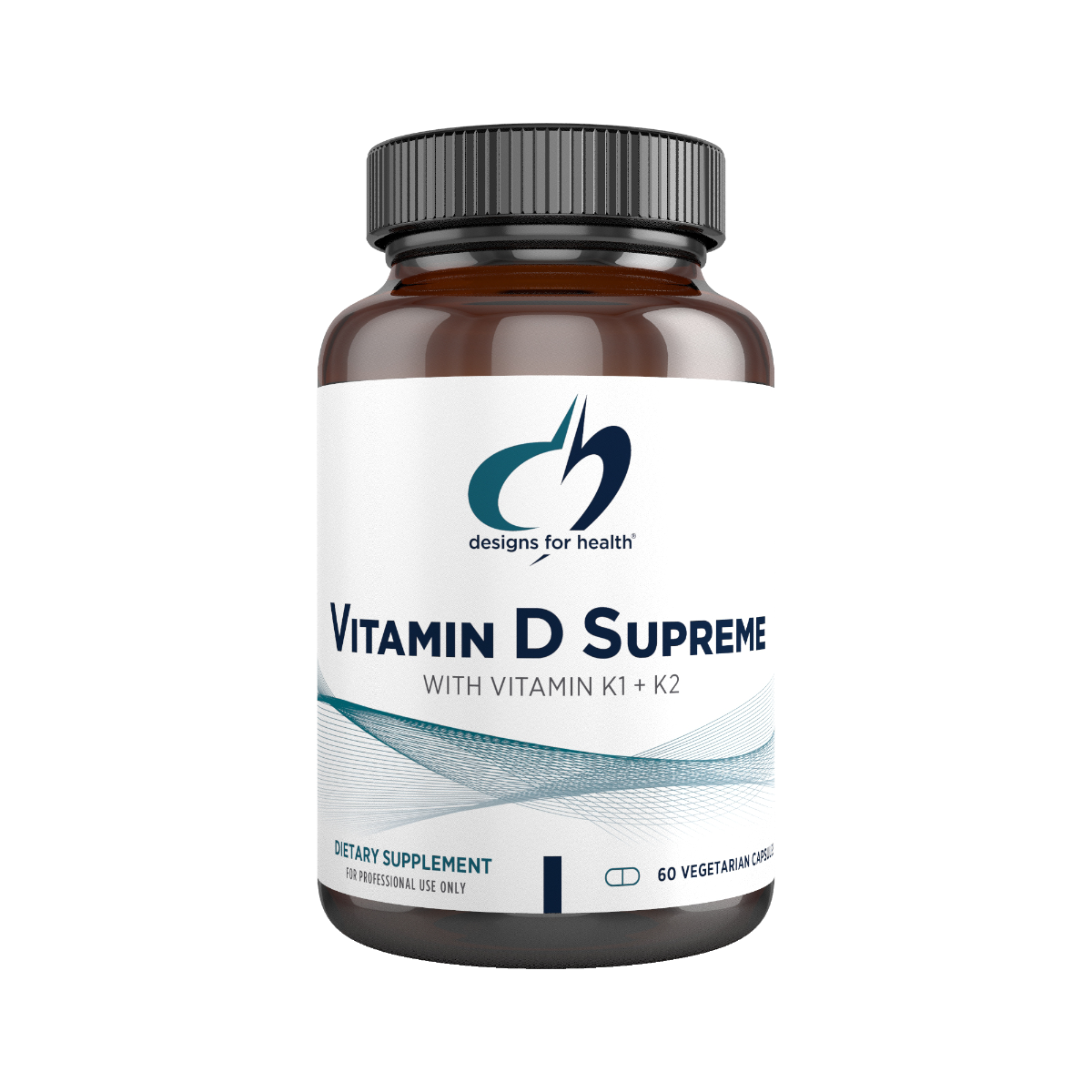 Vitamina D Supreme cu Vitamina K1 si K2 | 60 Capsule | Designs For Health