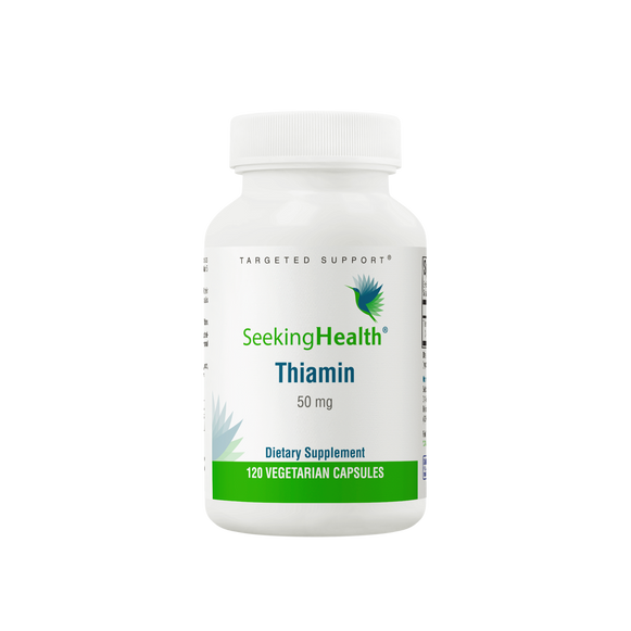 Tiamina 50mg | 120 Capsule | Seeking Health