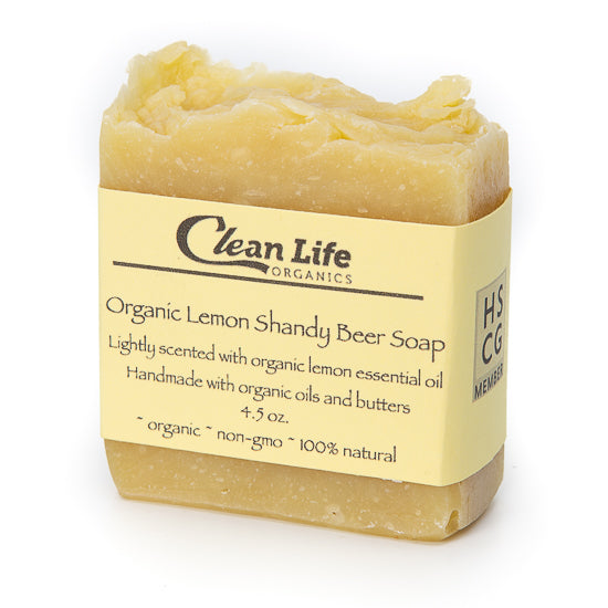 Lemon Pumice Handmade Beeswax Soap Bar