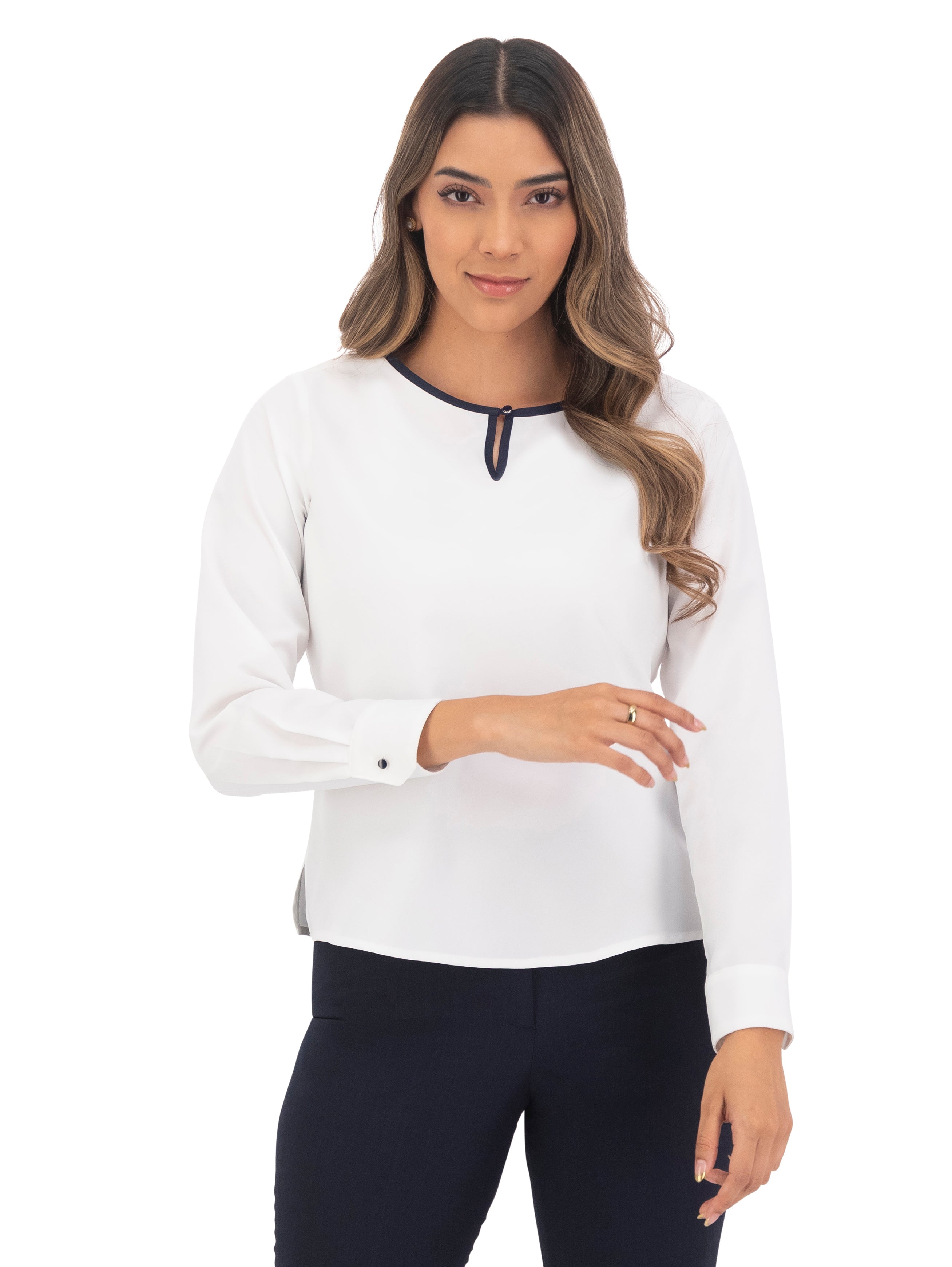 Blusa escote cuello – Altima