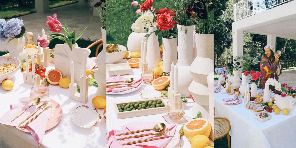 sophie bell italian soiree table summer lemons tablescape