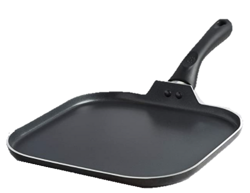 Neware 11 Comal Combo- Cast THICK Aluminum Marble Double Griddle 19x11.5  AND 11 Nonstick MARBLE Square Comal Griddle / Neware 11 Comal Combo