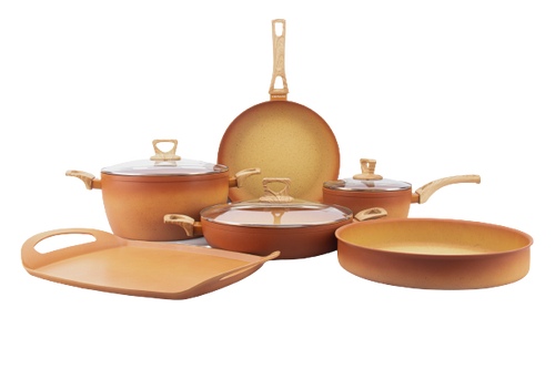 NEWARE Terracotta 6 piece cooking SET/ JUEGO de Bateria de 6 piezas pa –  Neware Corp.