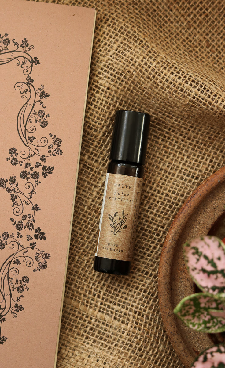 Evoke peace and understanding.  A meditative, roll on aromatherapy blend that delivers a natural dose of grounding essential oils to help focus a busy mind and align with your purpose.